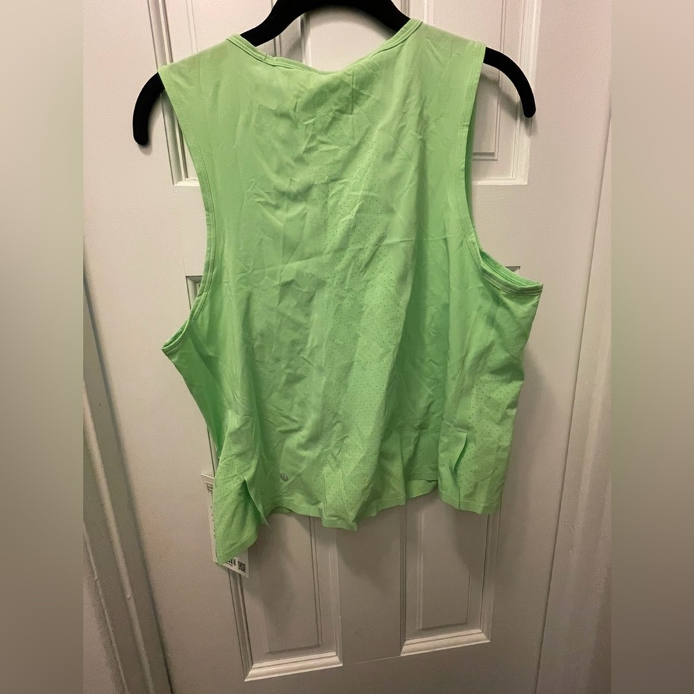 lululemon Swift Ventilated Running Tank in Lime Green - Picture 5 of 6